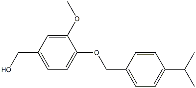 (3-methoxy-4-{[4-(propan-2-yl)phenyl]methoxy}phenyl)methanol