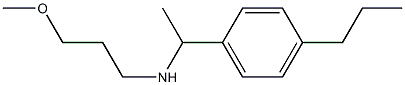 (3-methoxypropyl)[1-(4-propylphenyl)ethyl]amine