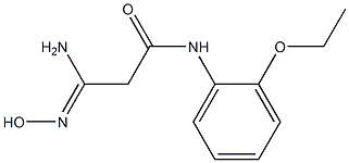 (3Z)-3-amino-N-(2-ethoxyphenyl)-3-(hydroxyimino)propanamide