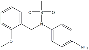  (4-aminophenyl)-N-[(2-methoxyphenyl)methyl]methanesulfonamide