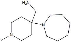 (4-azepan-1-yl-1-methylpiperidin-4-yl)methylamine Structure
