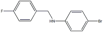 (4-bromophenyl)(4-fluorophenyl)methylamine Structure