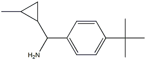 (4-tert-butylphenyl)(2-methylcyclopropyl)methanamine Struktur