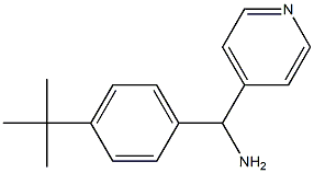 (4-tert-butylphenyl)(pyridin-4-yl)methanamine 结构式