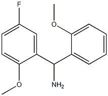 (5-fluoro-2-methoxyphenyl)(2-methoxyphenyl)methanamine