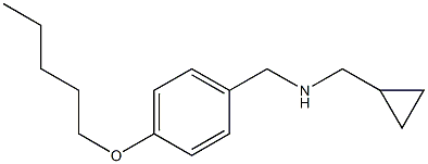(cyclopropylmethyl)({[4-(pentyloxy)phenyl]methyl})amine
