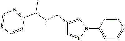 [(1-phenyl-1H-pyrazol-4-yl)methyl][1-(pyridin-2-yl)ethyl]amine