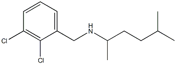 [(2,3-dichlorophenyl)methyl](5-methylhexan-2-yl)amine Structure