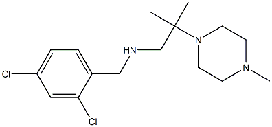 [(2,4-dichlorophenyl)methyl][2-methyl-2-(4-methylpiperazin-1-yl)propyl]amine Structure