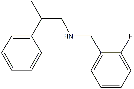 [(2-fluorophenyl)methyl](2-phenylpropyl)amine 结构式