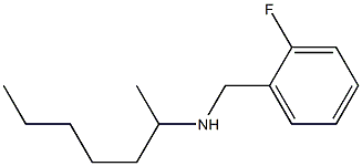 [(2-fluorophenyl)methyl](heptan-2-yl)amine Structure