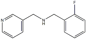 [(2-fluorophenyl)methyl](pyridin-3-ylmethyl)amine Structure
