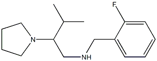 [(2-fluorophenyl)methyl][3-methyl-2-(pyrrolidin-1-yl)butyl]amine