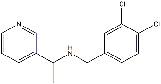 [(3,4-dichlorophenyl)methyl][1-(pyridin-3-yl)ethyl]amine Structure