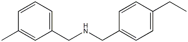  [(4-ethylphenyl)methyl][(3-methylphenyl)methyl]amine