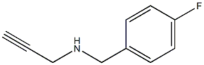 [(4-fluorophenyl)methyl](prop-2-yn-1-yl)amine Structure