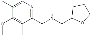 [(4-methoxy-3,5-dimethylpyridin-2-yl)methyl](oxolan-2-ylmethyl)amine Structure