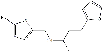  [(5-bromothiophen-2-yl)methyl][4-(furan-2-yl)butan-2-yl]amine