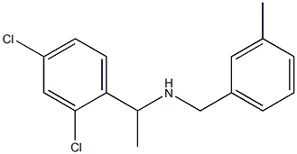 [1-(2,4-dichlorophenyl)ethyl][(3-methylphenyl)methyl]amine|