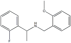 [1-(2-fluorophenyl)ethyl][(2-methoxyphenyl)methyl]amine Structure