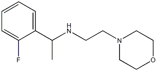 [1-(2-fluorophenyl)ethyl][2-(morpholin-4-yl)ethyl]amine Structure