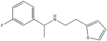 [1-(3-fluorophenyl)ethyl][2-(thiophen-2-yl)ethyl]amine|