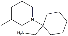 [1-(3-methylpiperidin-1-yl)cyclohexyl]methylamine Structure