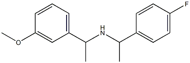 [1-(4-fluorophenyl)ethyl][1-(3-methoxyphenyl)ethyl]amine