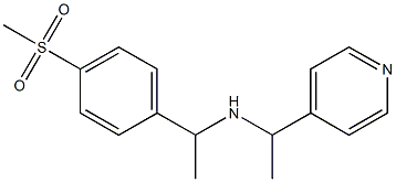 [1-(4-methanesulfonylphenyl)ethyl][1-(pyridin-4-yl)ethyl]amine