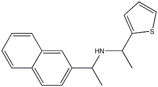  [1-(naphthalen-2-yl)ethyl][1-(thiophen-2-yl)ethyl]amine