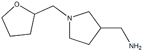 [1-(tetrahydrofuran-2-ylmethyl)pyrrolidin-3-yl]methylamine Structure