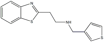 [2-(1,3-benzothiazol-2-yl)ethyl](thiophen-3-ylmethyl)amine