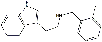 [2-(1H-indol-3-yl)ethyl][(2-methylphenyl)methyl]amine Structure