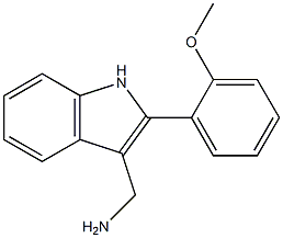 [2-(2-methoxyphenyl)-1H-indol-3-yl]methanamine Structure