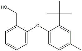 [2-(2-tert-butyl-4-methylphenoxy)phenyl]methanol Structure