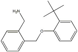 [2-(2-tert-butylphenoxymethyl)phenyl]methanamine Struktur