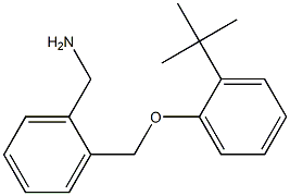 [2-(2-tert-butylphenoxymethyl)phenyl]methanamine Structure