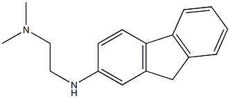 [2-(9H-fluoren-2-ylamino)ethyl]dimethylamine 结构式
