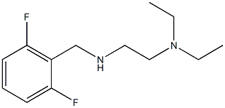 [2-(diethylamino)ethyl][(2,6-difluorophenyl)methyl]amine Structure