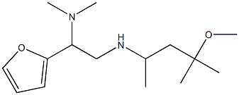 [2-(dimethylamino)-2-(furan-2-yl)ethyl](4-methoxy-4-methylpentan-2-yl)amine Structure