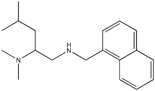 [2-(dimethylamino)-4-methylpentyl](naphthalen-1-ylmethyl)amine