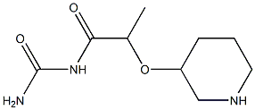 [2-(piperidin-3-yloxy)propanoyl]urea
