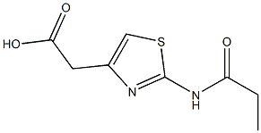[2-(propionylamino)-1,3-thiazol-4-yl]acetic acid