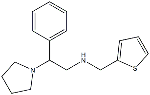[2-phenyl-2-(pyrrolidin-1-yl)ethyl](thiophen-2-ylmethyl)amine|