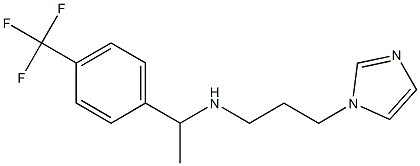  [3-(1H-imidazol-1-yl)propyl]({1-[4-(trifluoromethyl)phenyl]ethyl})amine