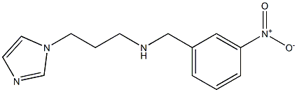 [3-(1H-imidazol-1-yl)propyl][(3-nitrophenyl)methyl]amine Structure
