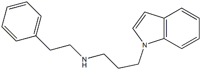 [3-(1H-indol-1-yl)propyl](2-phenylethyl)amine Structure