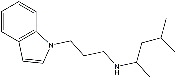  [3-(1H-indol-1-yl)propyl](4-methylpentan-2-yl)amine