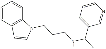 [3-(1H-indol-1-yl)propyl][1-(pyridin-3-yl)ethyl]amine