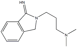 [3-(1-imino-2,3-dihydro-1H-isoindol-2-yl)propyl]dimethylamine Structure